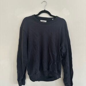 Buck Mason Black Crewneck Sweatshirt